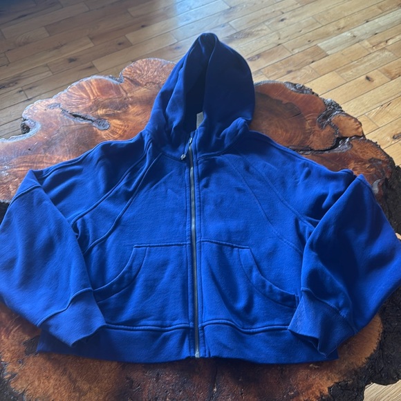 Lululemon M/L purple hooded zip up jacket - Picture 1 of 8